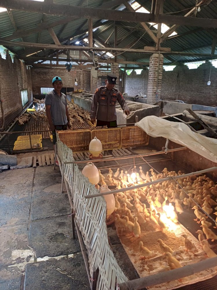 Polsek Tarik Gencarkan Sambang Desa untuk Dukung Program Ketahanan Pangan Polresta Sidoarjo